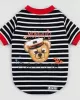 Κομψό Ριγέ T-Shirt "MOMMY'S SAILOR" με Ναυτικό Θέμα για Σκύλους