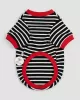 Κομψό Ριγέ T-Shirt "MOMMY'S SAILOR" με Ναυτικό Θέμα για Σκύλους