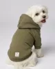 Urban Olive Green Hoodie για Σκύλους - Χακί Κουκούλα & Casual Sporty Style