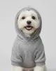 Basketball Player Teddy Bear Hoodie για Σκύλους - Γκρι Melange με USA Sporty Theme