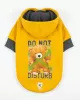 "Do Not Disturb" Teddy Bear Hoodie για Σκύλους - Κίτρινο με Αρκουδάκι | Fun Playful Style