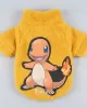 Μπλουζάκι Charmander από Πλούσια Γούνα σε Κίτρινο για Σκύλους