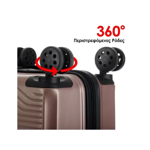 Ασημί Τσάντα Μεταφοράς Σκύλου και Γάτας - Trolley Suitcase