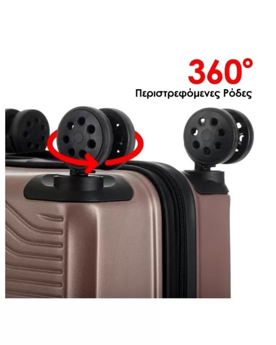 Ασημί Τσάντα Μεταφοράς Σκύλου και Γάτας - Trolley Suitcase