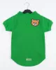 Ζωηρό Πράσινο Ribana T-Shirt για Σκύλους με Αρκουδάκι Patch - Φιτιλωτό Ύφασμα Kelly Green